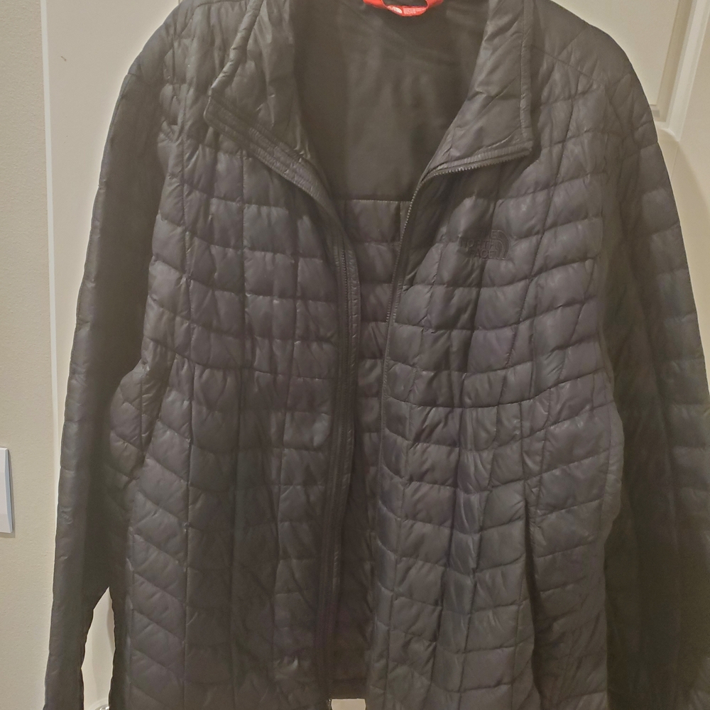 The North Face Charcoal Quilted Jacket
